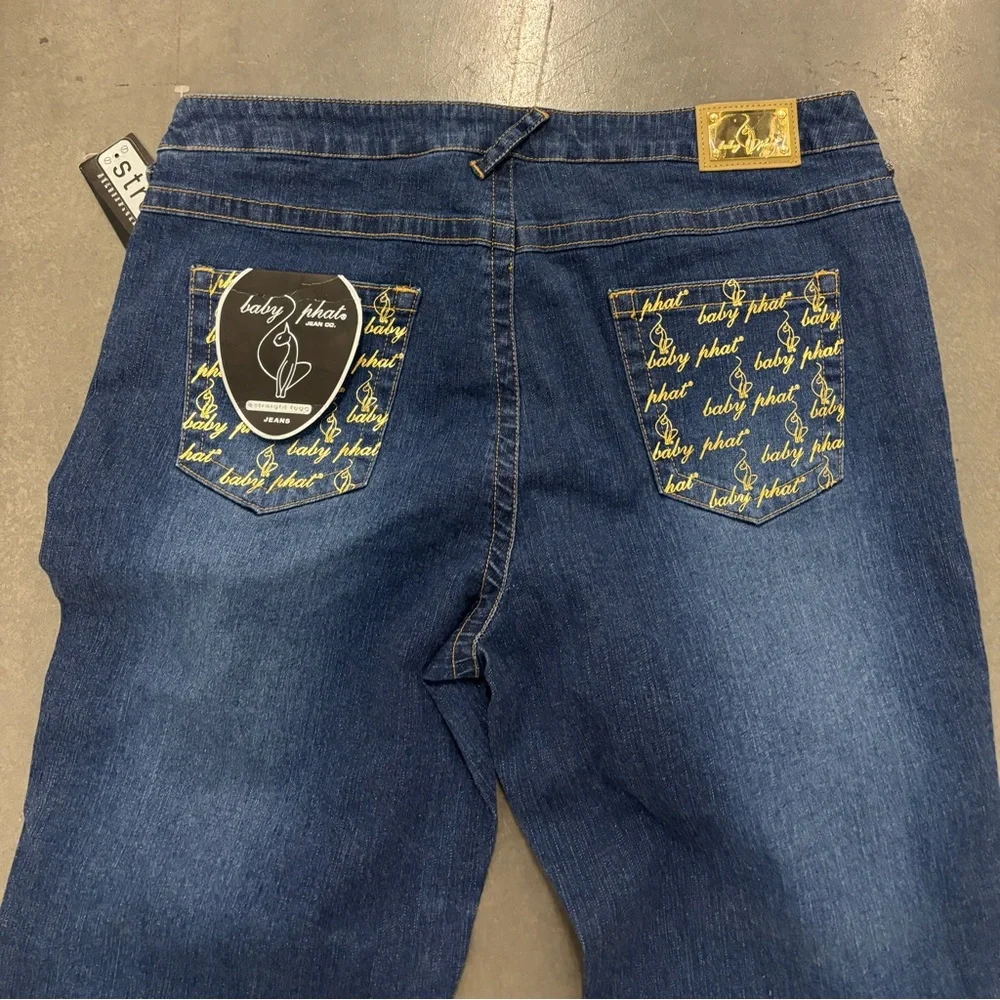 Baby PHAT FASHIONS Bootcut Jeans Size 18W nwt - Picture 3 of 7